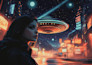 esign a spaceship sci fi illustration